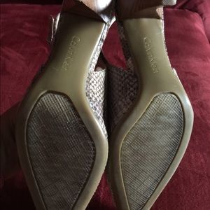 Calvin Klein slingback pumps